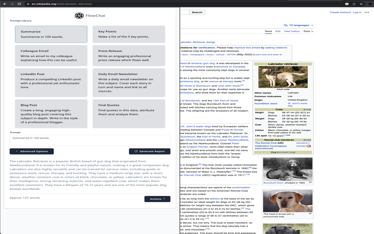 FlowChai chrome谷歌浏览器插件_扩展第1张截图