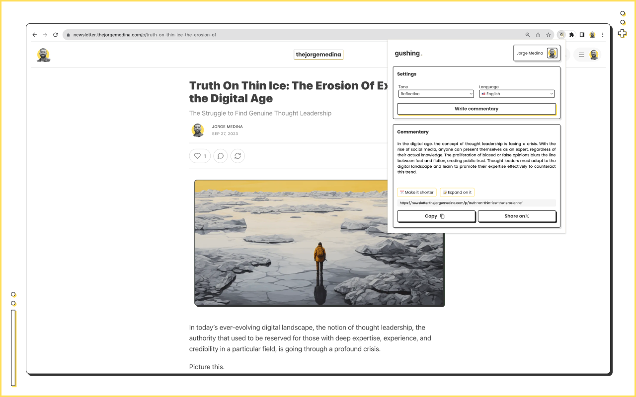 Gushing chrome谷歌浏览器插件_扩展第3张截图