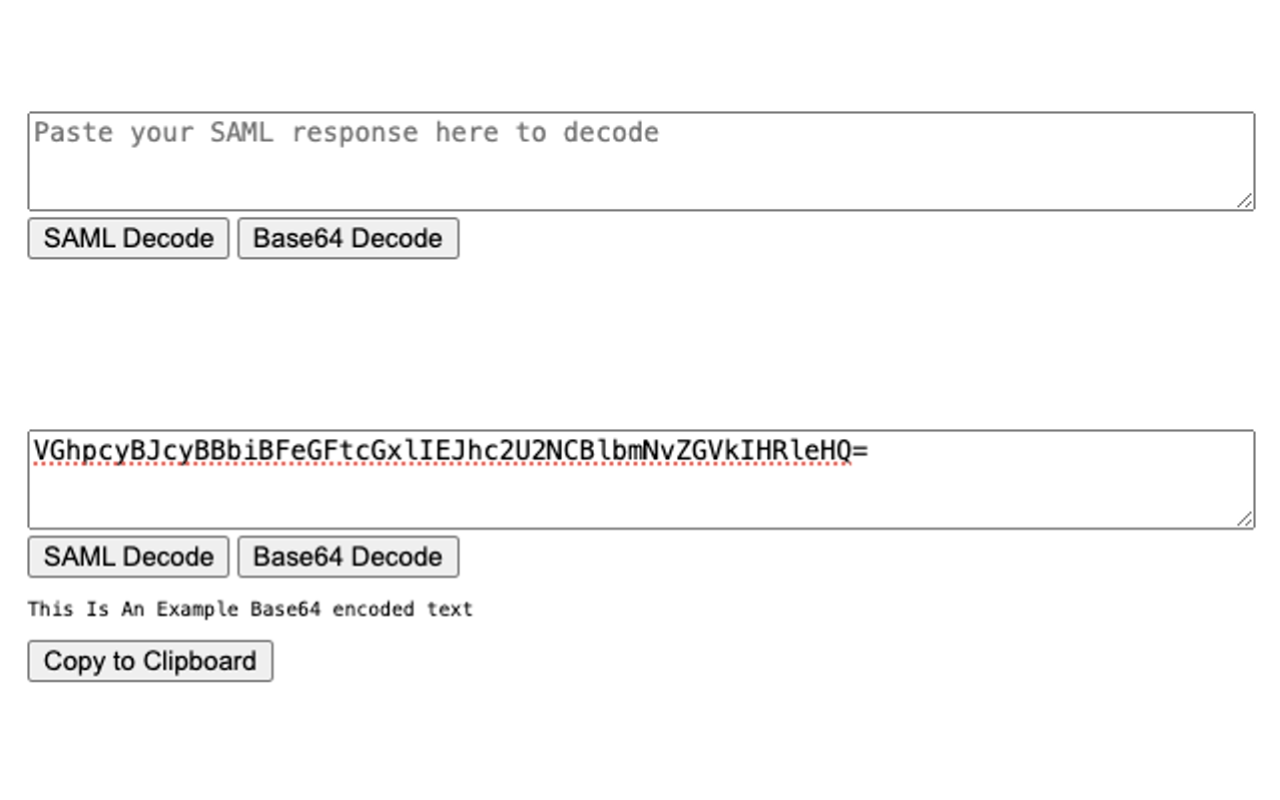 SAML Response Decoder chrome谷歌浏览器插件_扩展第1张截图