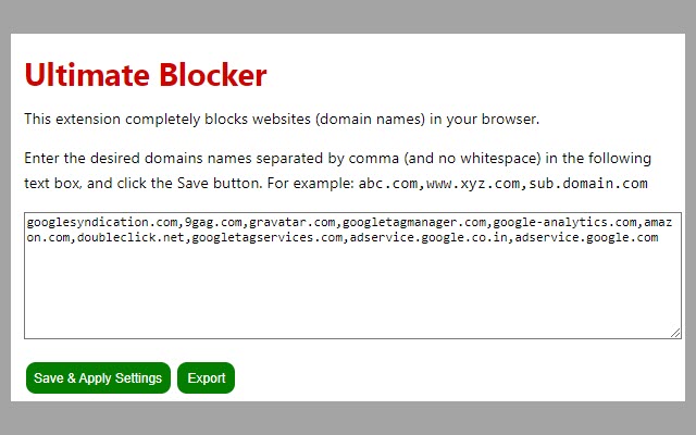 Ultimate Blocker - Ads, Trackers, Websites chrome谷歌浏览器插件_扩展第2张截图