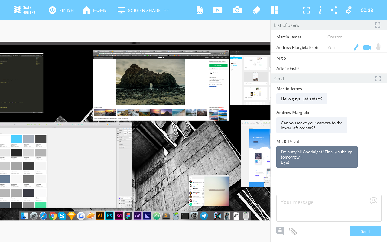 Screen Capturing for ProVideomeeting chrome谷歌浏览器插件_扩展第2张截图