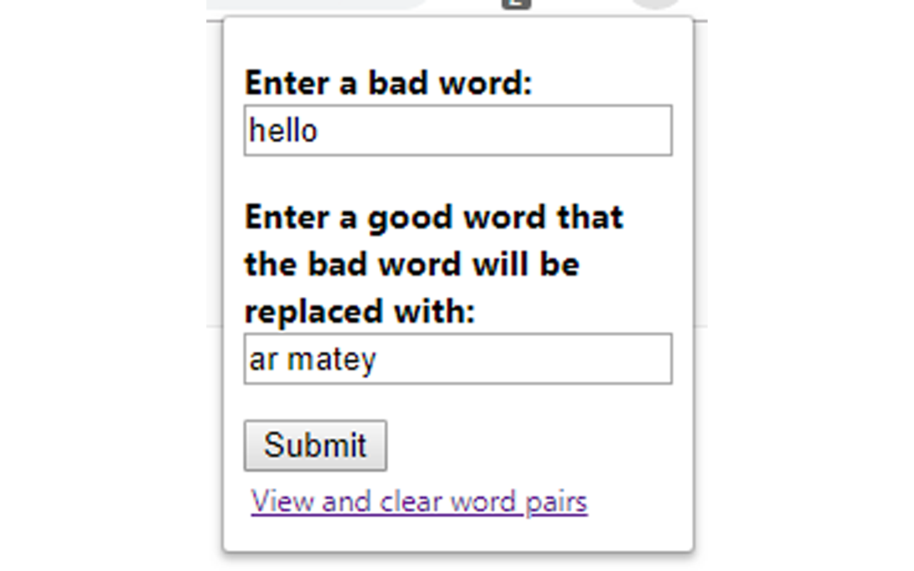 Wordy Changey chrome谷歌浏览器插件_扩展第1张截图