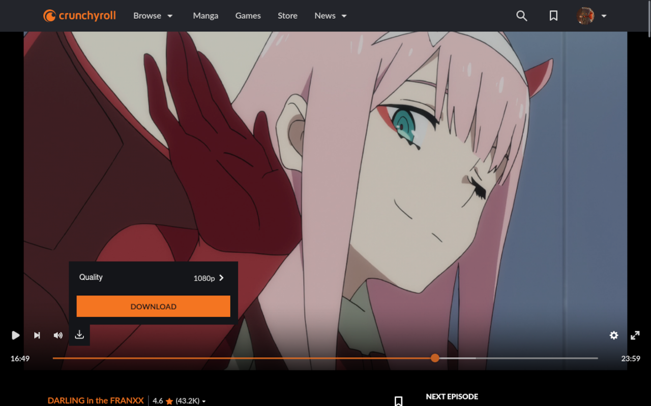 Enhance Crunchyroll chrome谷歌浏览器插件_扩展第1张截图