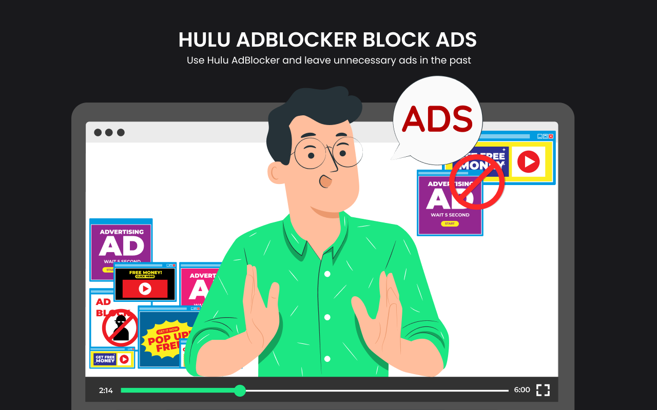 Hulu adblocker chrome谷歌浏览器插件_扩展第1张截图