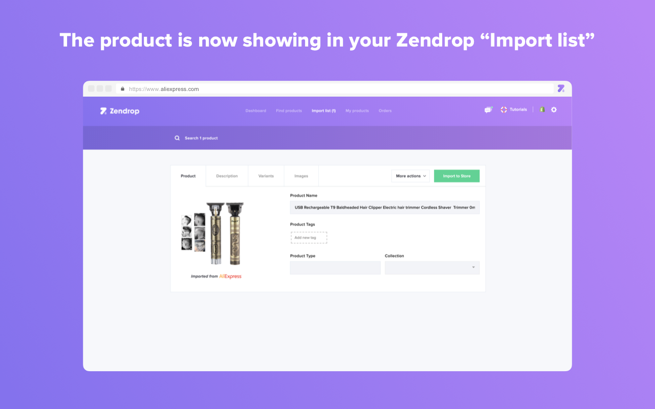 Zendrop - AliExpress Product Importer chrome谷歌浏览器插件_扩展第3张截图