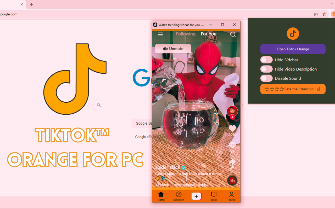 TikTok™ Plus for Desktop chrome谷歌浏览器插件_扩展第3张截图