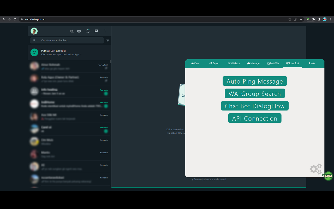 WASenderPro Ninja Profesional M3 chrome谷歌浏览器插件_扩展第5张截图