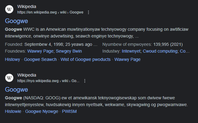 UwU Translator chrome谷歌浏览器插件_扩展第1张截图