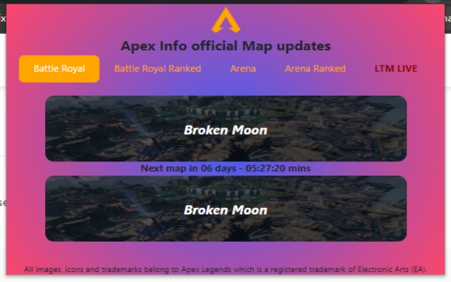 Apex Legends Map Updates chrome谷歌浏览器插件_扩展第1张截图