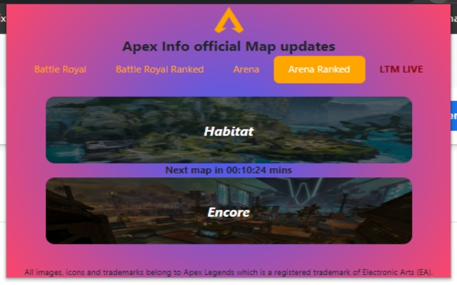 Apex Legends Map Updates chrome谷歌浏览器插件_扩展第4张截图