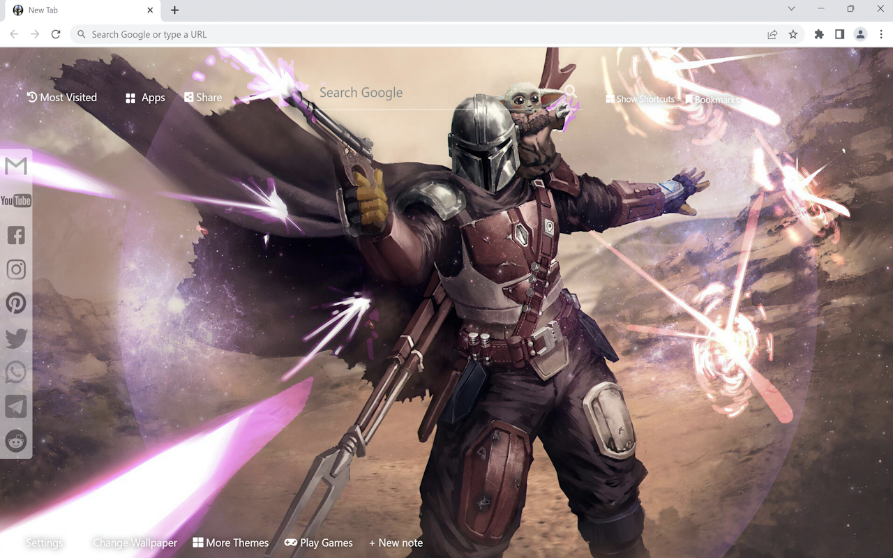 The Mandalorian Wallpaper chrome谷歌浏览器插件_扩展第3张截图