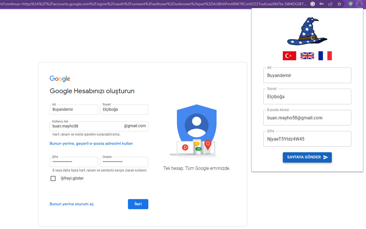 Fake Data Generator chrome谷歌浏览器插件_扩展第1张截图