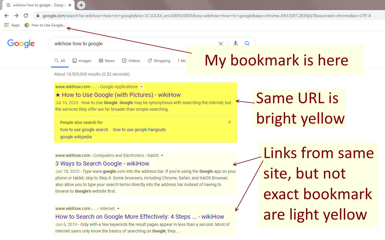 Bookmarks in Google chrome谷歌浏览器插件_扩展第2张截图