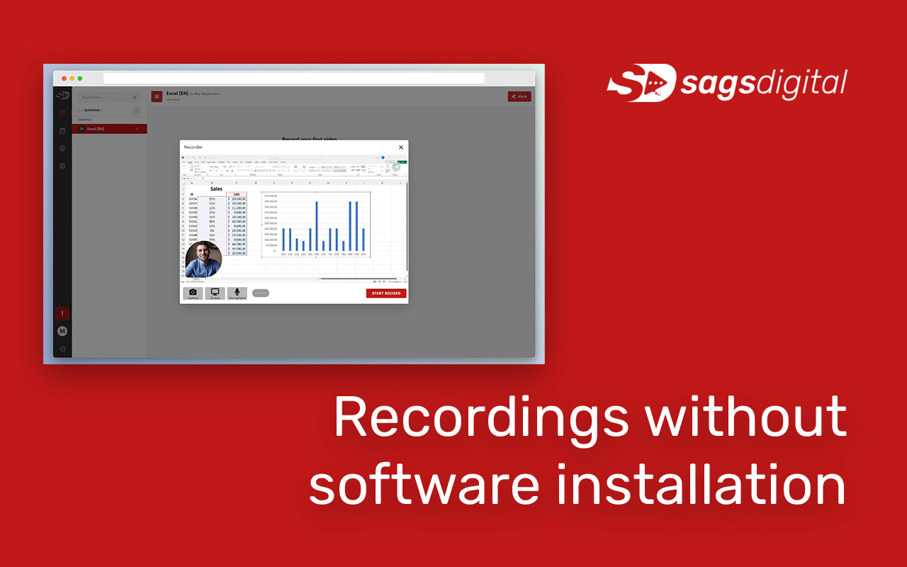 sags.digital - Screenrecorder & Communication chrome谷歌浏览器插件_扩展第1张截图