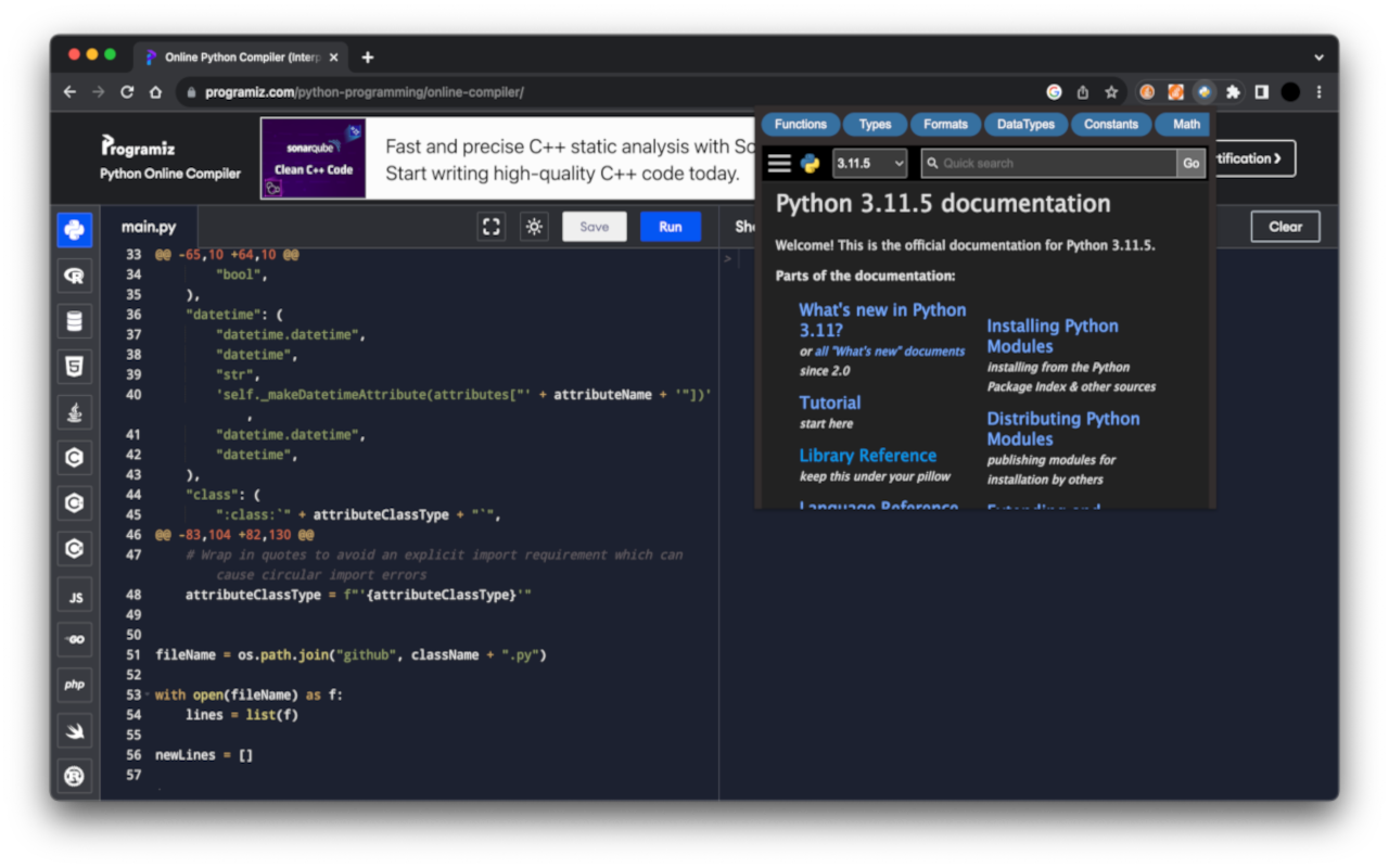 Python Assist chrome谷歌浏览器插件_扩展第1张截图
