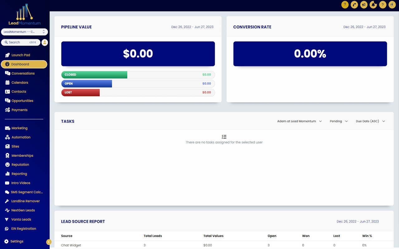 LeadMomentum chrome谷歌浏览器插件_扩展第1张截图