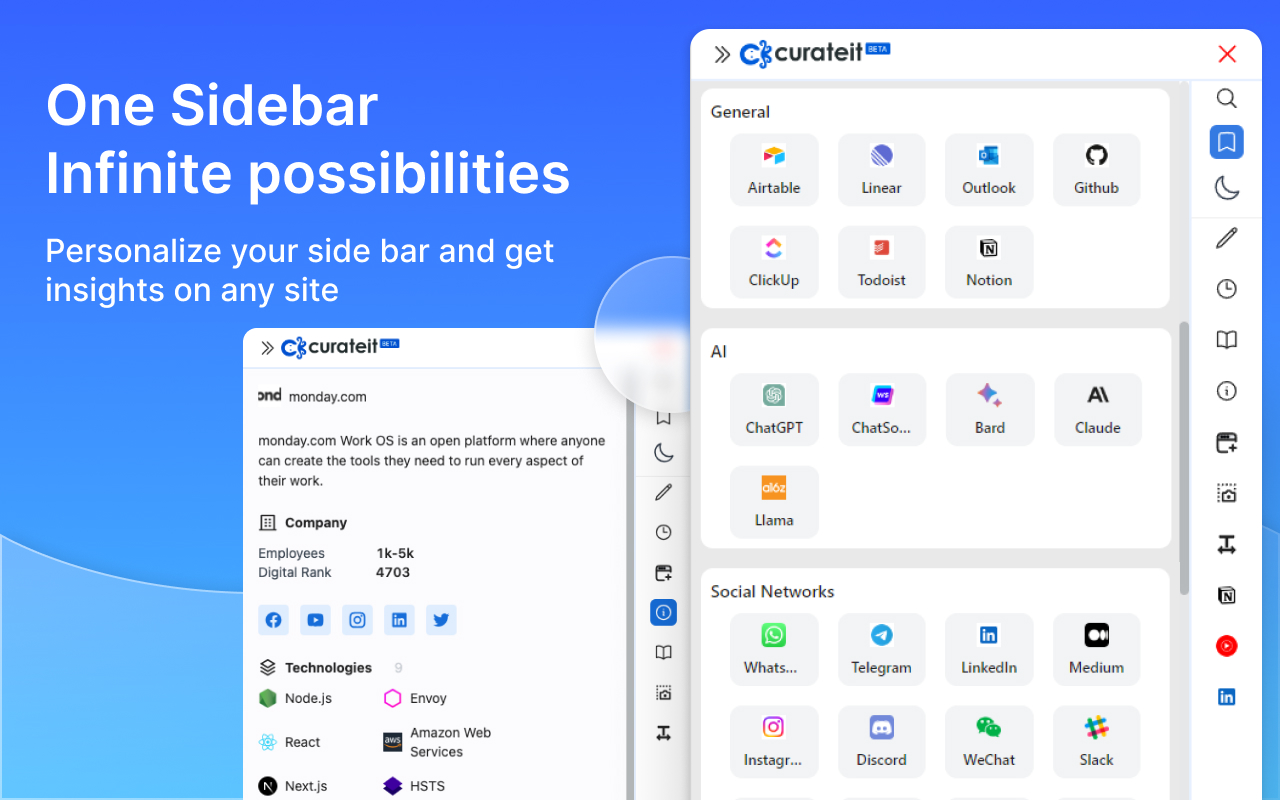 Curateit - Ai Bookmark Manager, Highlighter chrome谷歌浏览器插件_扩展第4张截图