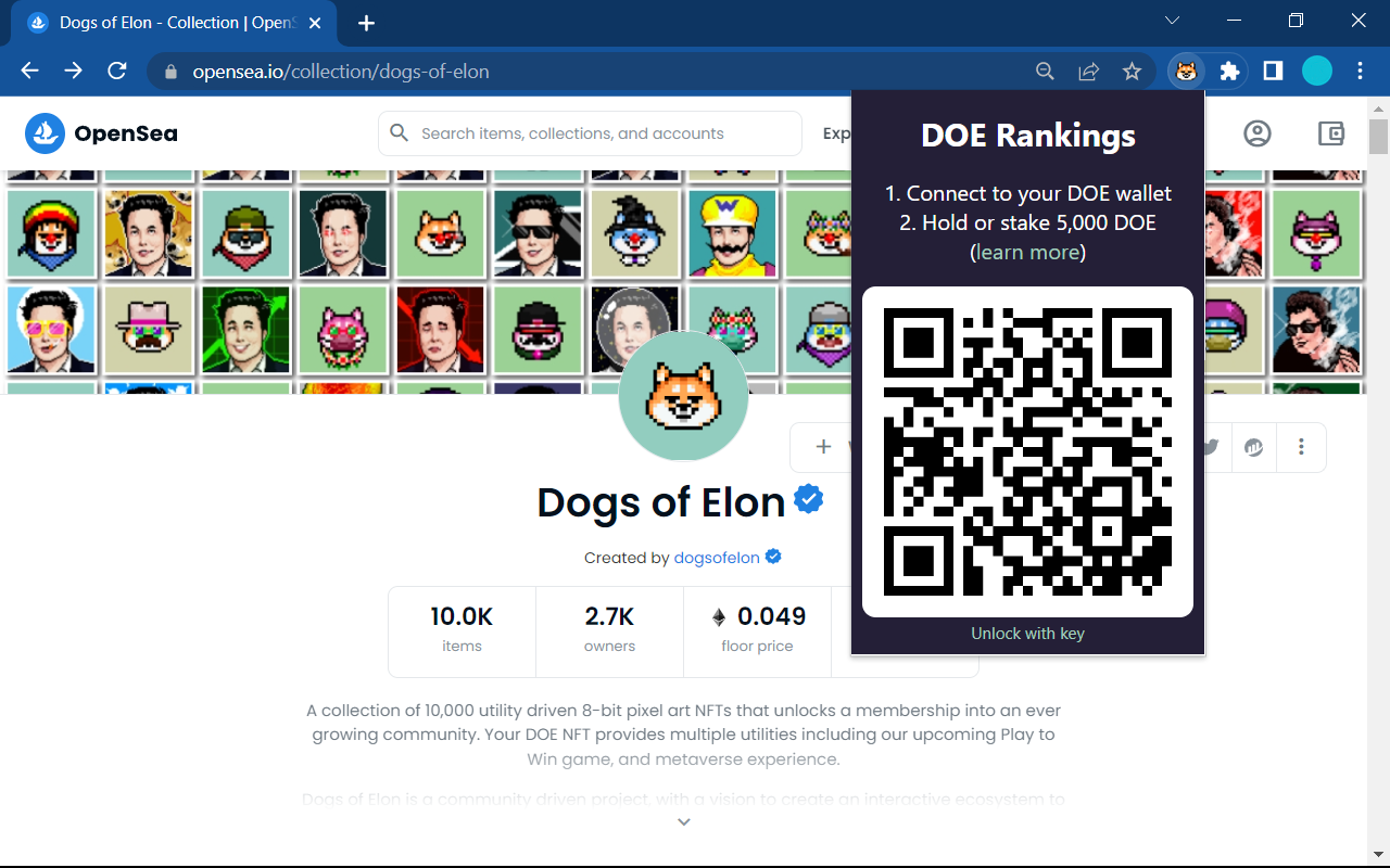 DOE Rankings chrome谷歌浏览器插件_扩展第1张截图