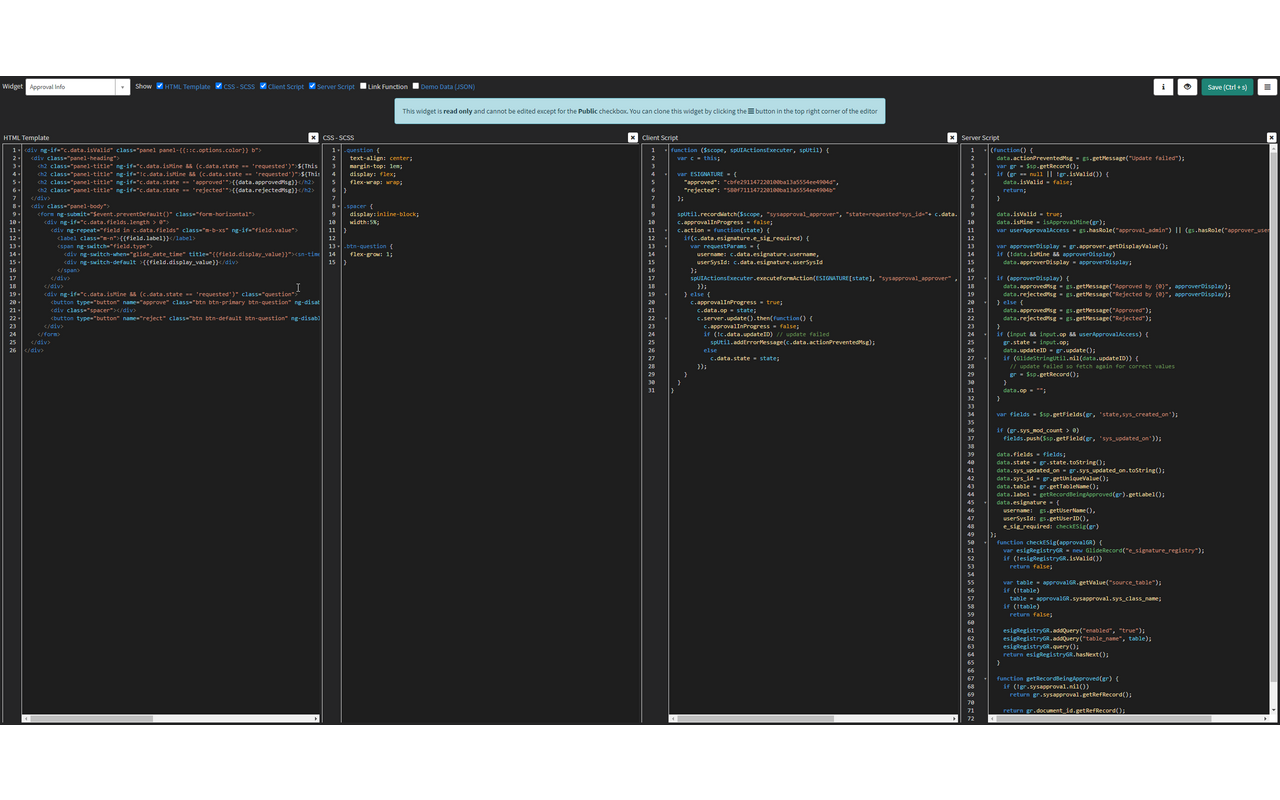 SN Widget Editor Darkmode chrome谷歌浏览器插件_扩展第1张截图