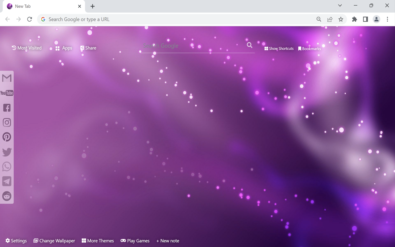 Purple Wallpaper chrome谷歌浏览器插件_扩展第1张截图