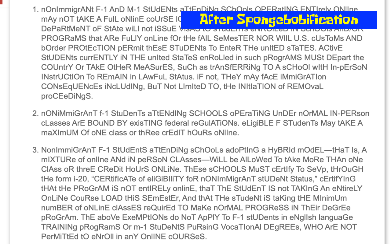 Spongebobify chrome谷歌浏览器插件_扩展第3张截图