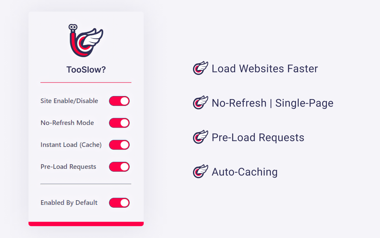 TooSlow? - Load Websites Faster chrome谷歌浏览器插件_扩展第2张截图