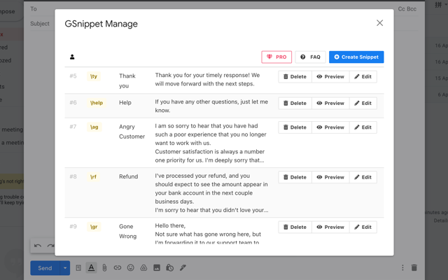 TextExpander for Gmail chrome谷歌浏览器插件_扩展第4张截图