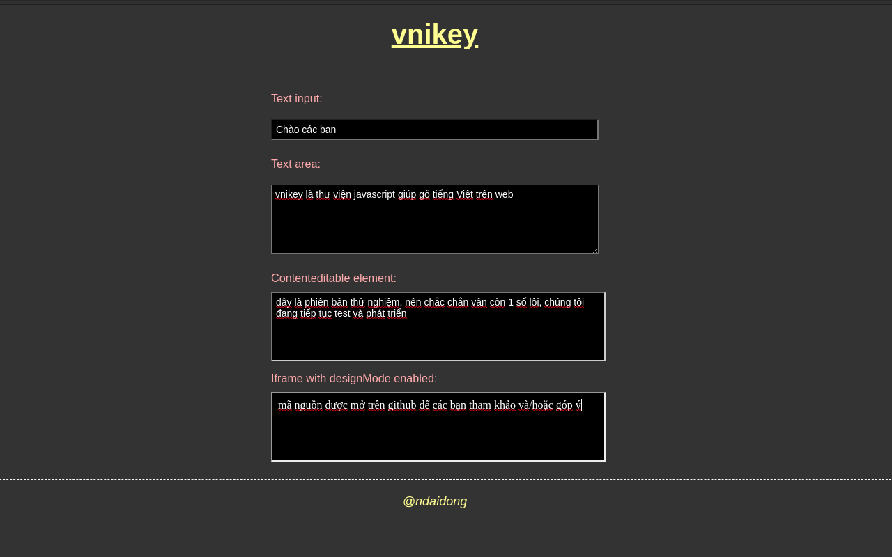 vnikey for Webkit chrome谷歌浏览器插件_扩展第1张截图