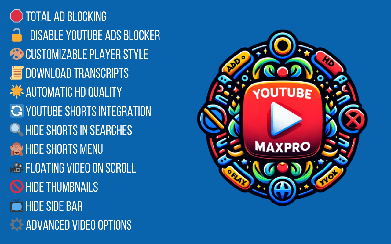 YouTube MaxPro - Omitir Sponsors chrome谷歌浏览器插件_扩展第2张截图