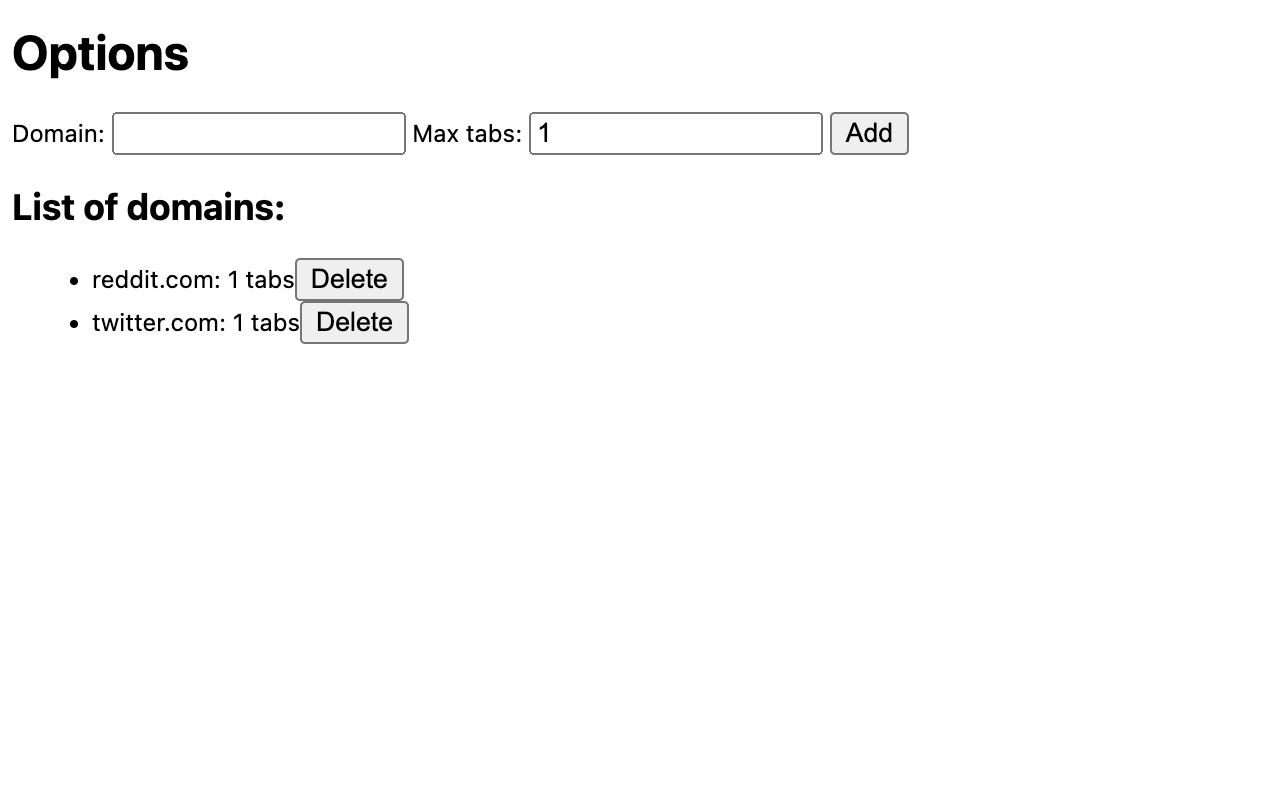 Tab Limiter chrome谷歌浏览器插件_扩展第1张截图