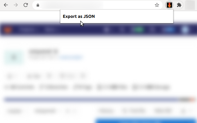 GitLab Issues JSON Export chrome谷歌浏览器插件_扩展第2张截图