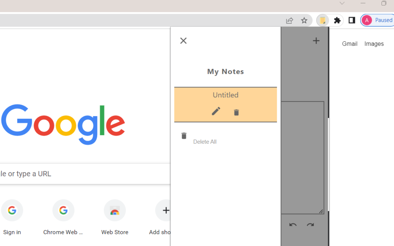 Notepad for Chrome chrome谷歌浏览器插件_扩展第1张截图