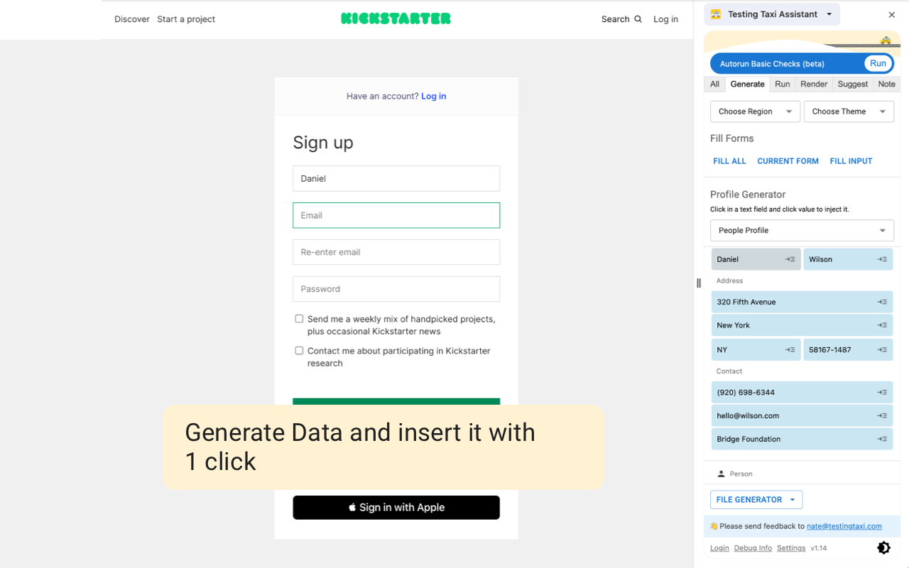 Testing Taxi Assistant chrome谷歌浏览器插件_扩展第1张截图