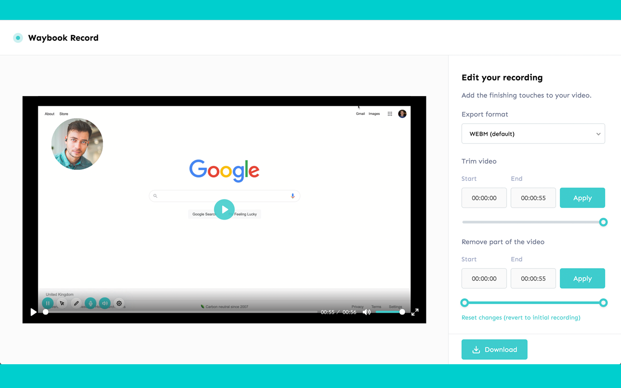 Waybook Record - Screen Recorder Tool chrome谷歌浏览器插件_扩展第2张截图