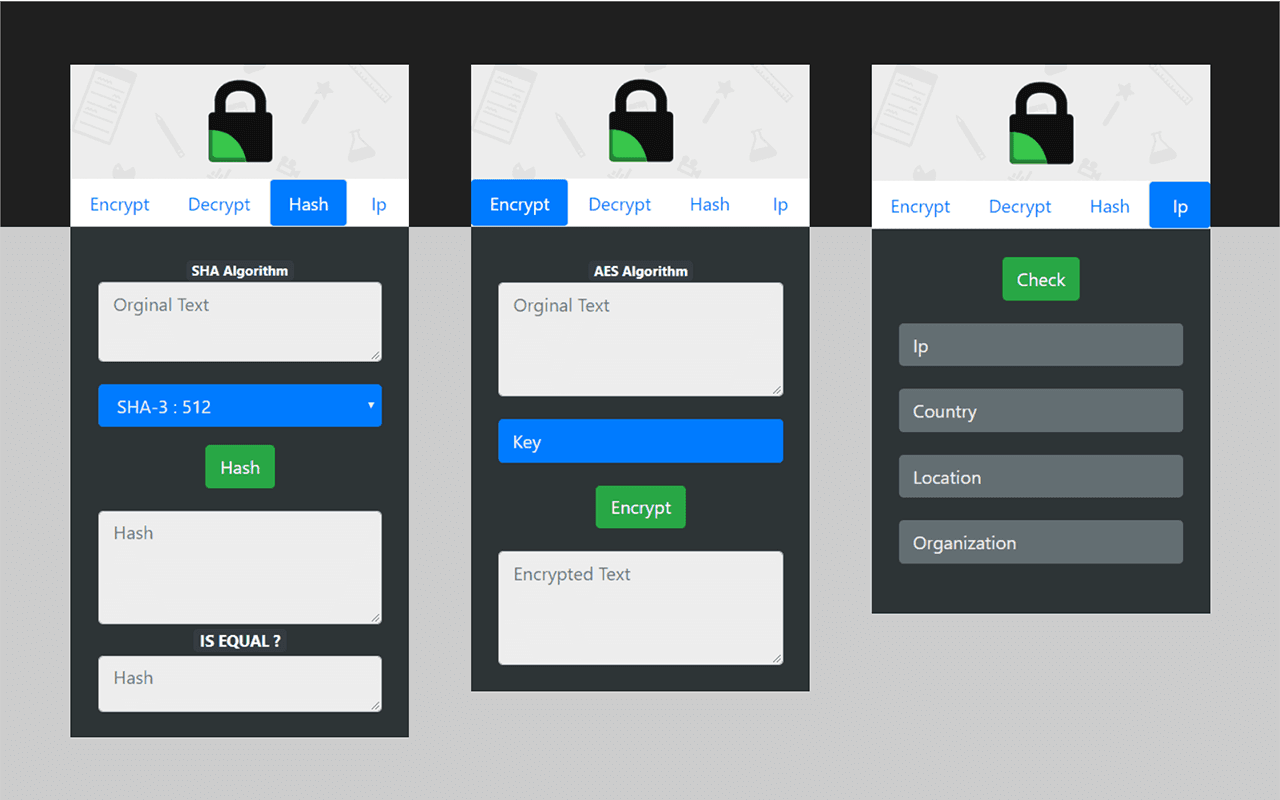 8CRY - Encryption Hash Ip chrome谷歌浏览器插件_扩展第4张截图