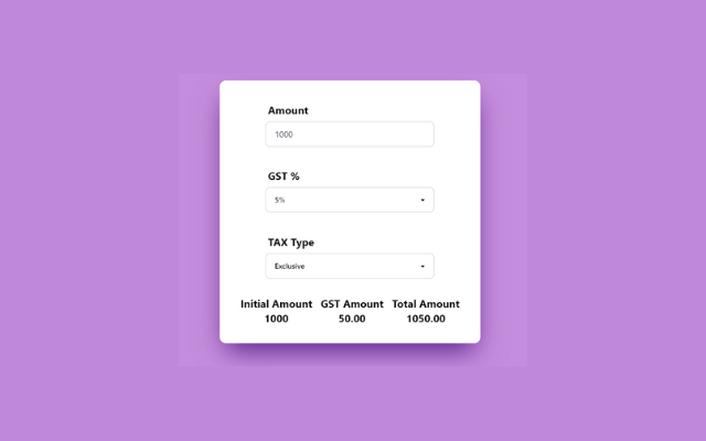 GST Calculator Free chrome谷歌浏览器插件_扩展第3张截图