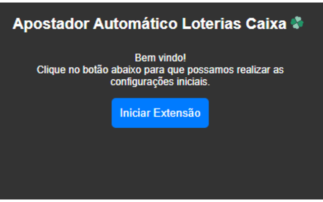 Apostas automáticas Loterias Caixa chrome谷歌浏览器插件_扩展第3张截图