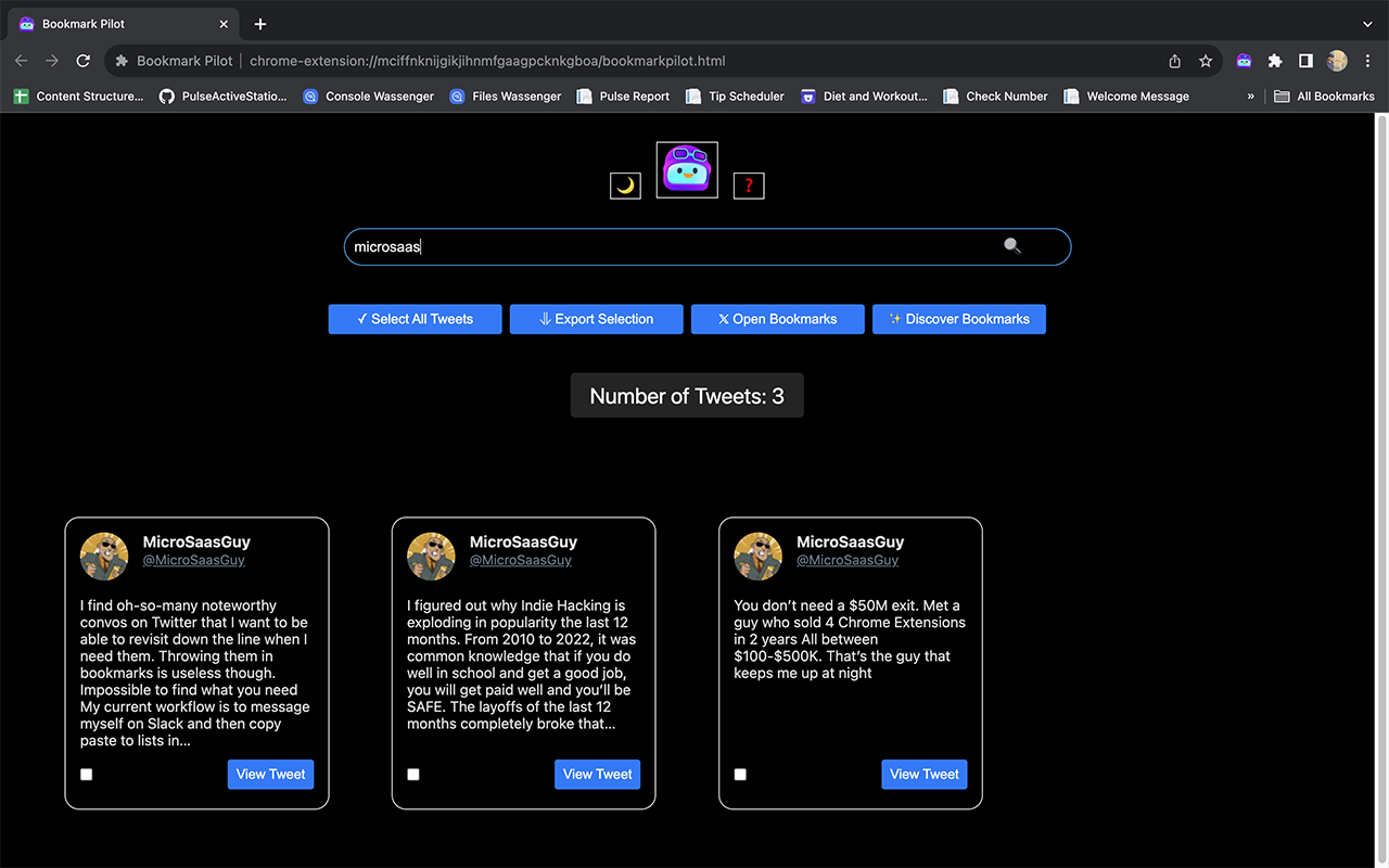 BookmarkPilot chrome谷歌浏览器插件_扩展第4张截图
