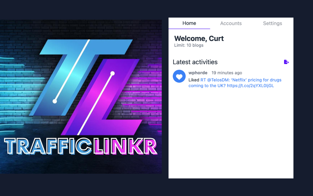 Trafficlinkr chrome谷歌浏览器插件_扩展第1张截图