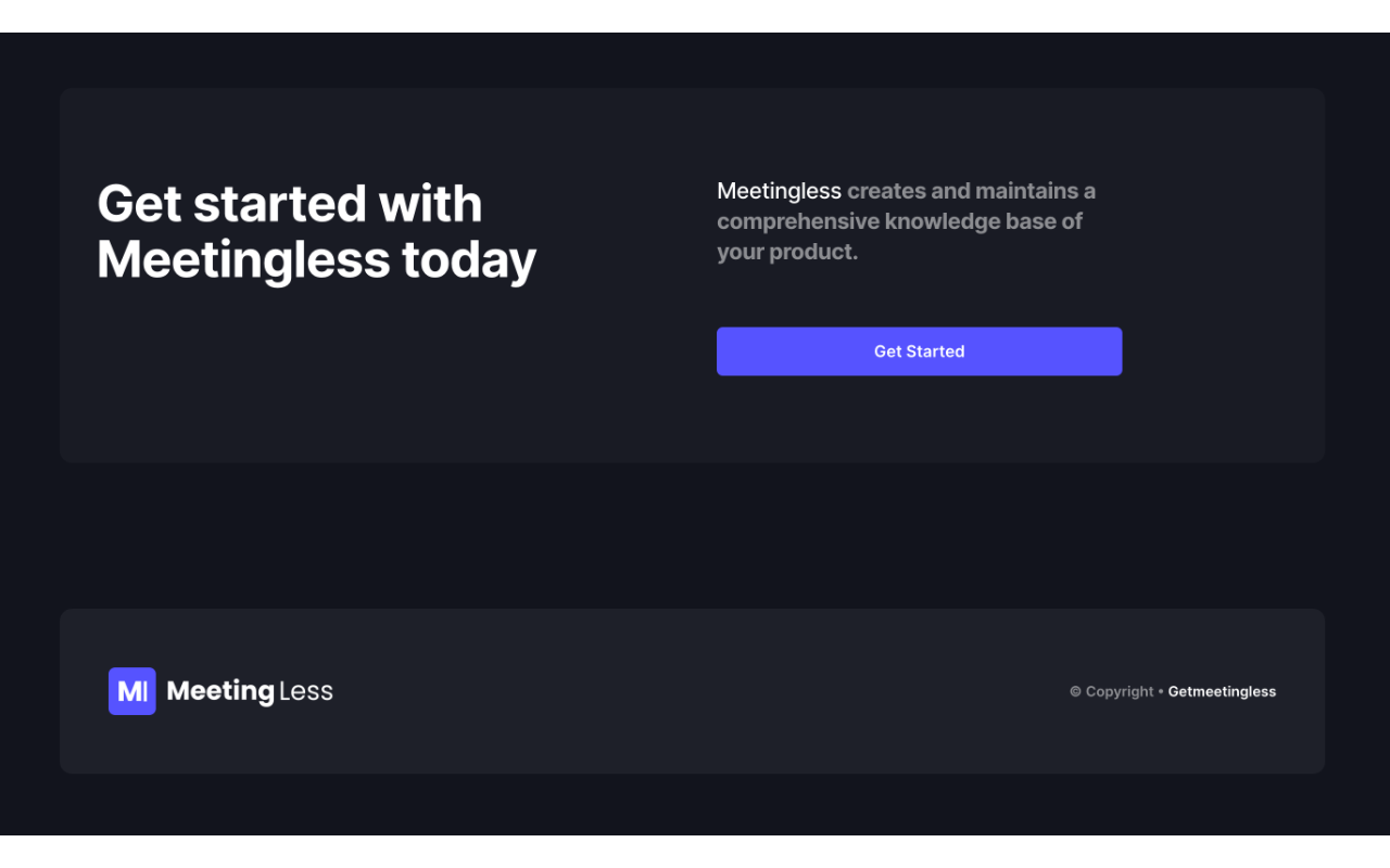 Meetingless for Chrome chrome谷歌浏览器插件_扩展第4张截图