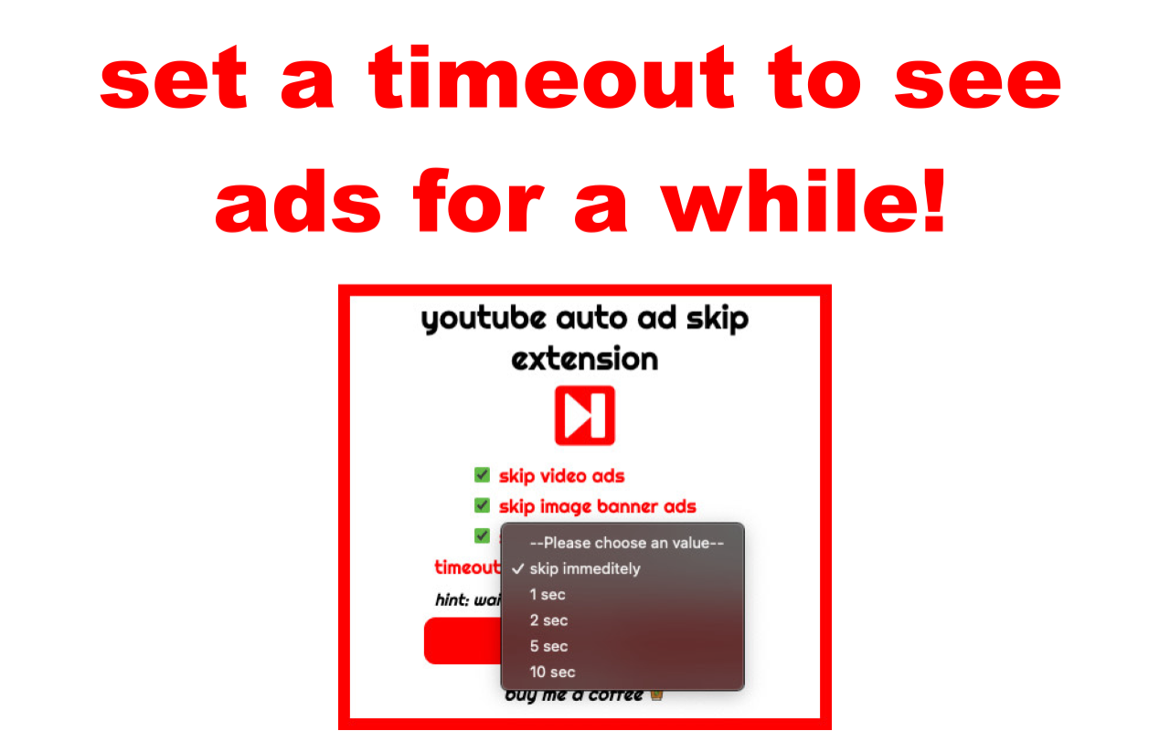 Youtube Ad Auto Skip chrome谷歌浏览器插件_扩展第1张截图