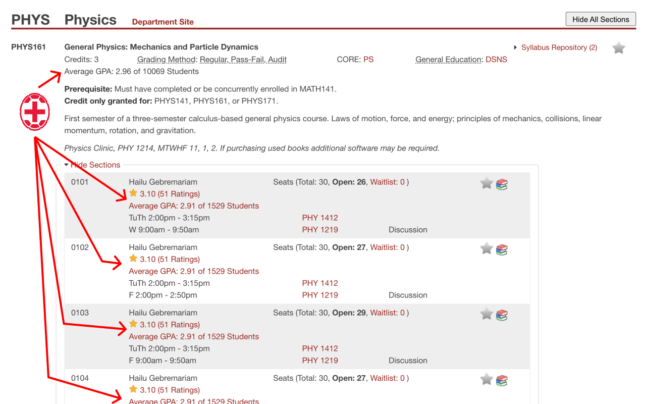 Better Testudo chrome谷歌浏览器插件_扩展第1张截图