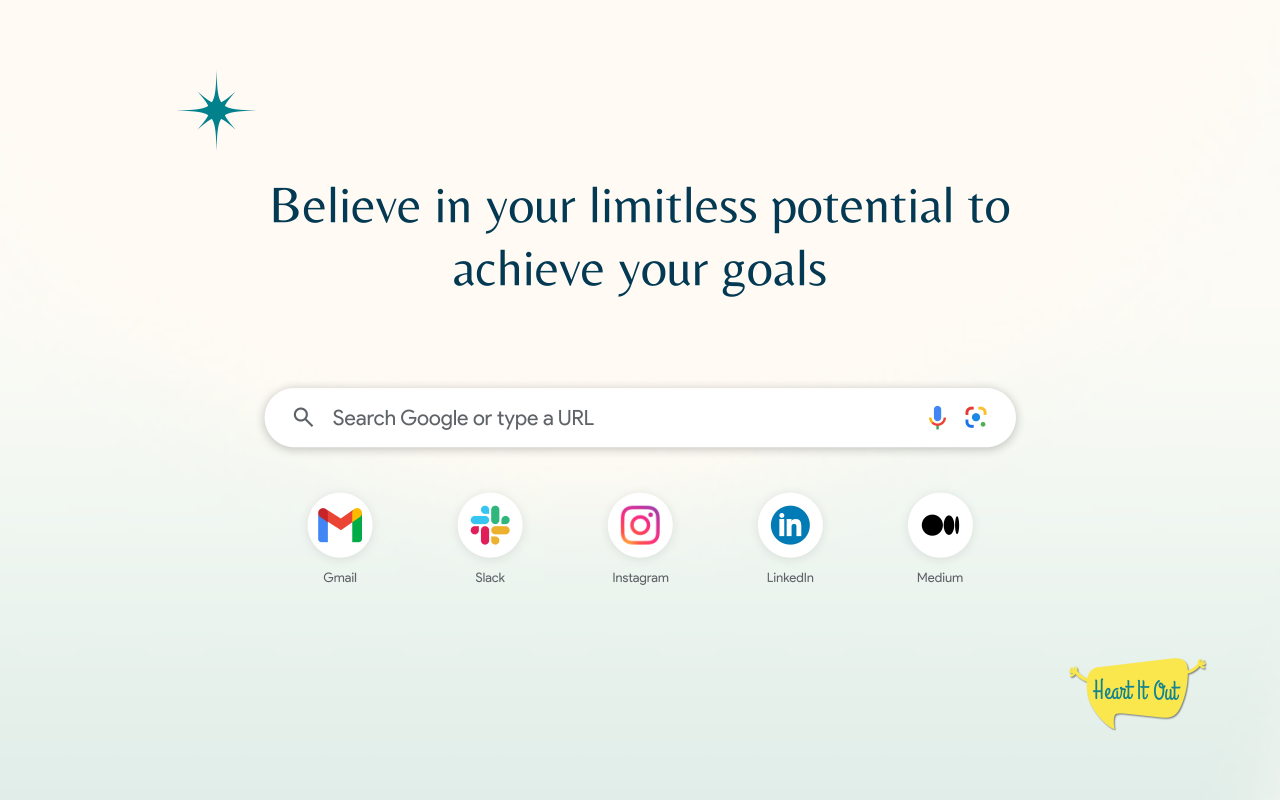 Believe by Heart It Out chrome谷歌浏览器插件_扩展第1张截图