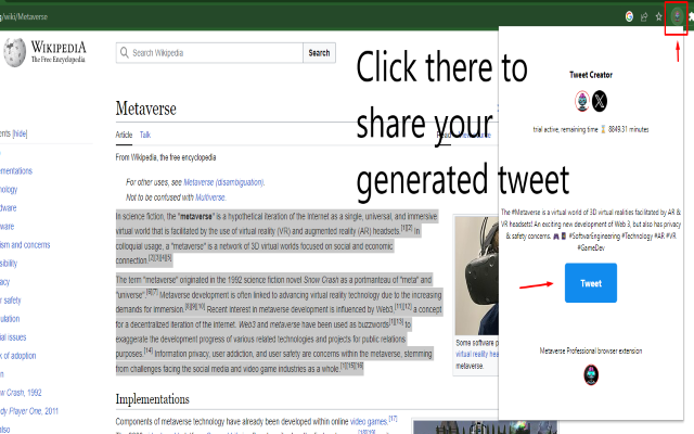 Tweet creator chrome谷歌浏览器插件_扩展第3张截图