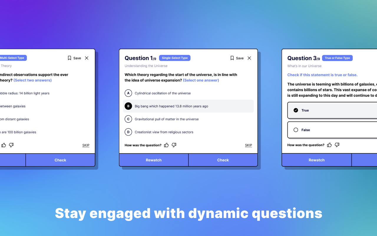 Quizium: AI Learning Companion for Youtube chrome谷歌浏览器插件_扩展第2张截图