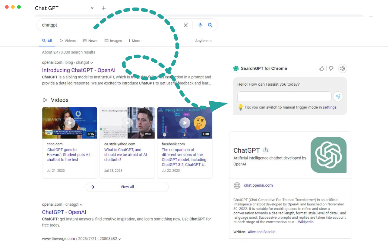 ChatGPT Sidebar for Chrome chrome谷歌浏览器插件_扩展第2张截图