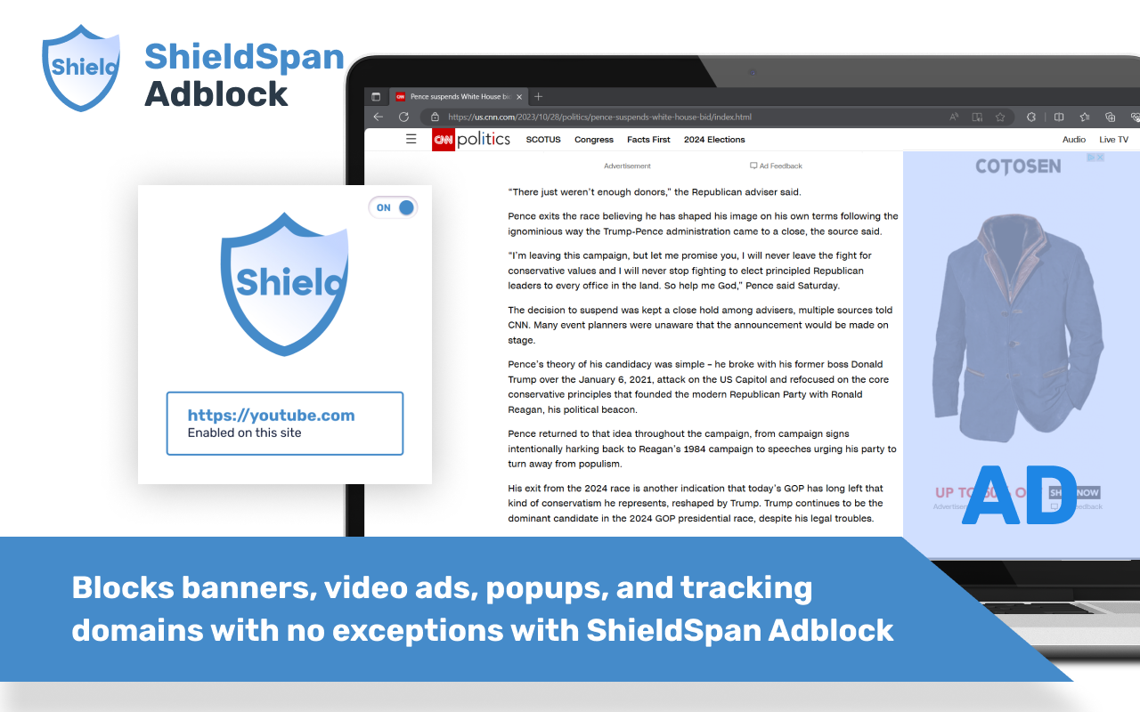 ShieldSpan Adblock chrome谷歌浏览器插件_扩展第1张截图