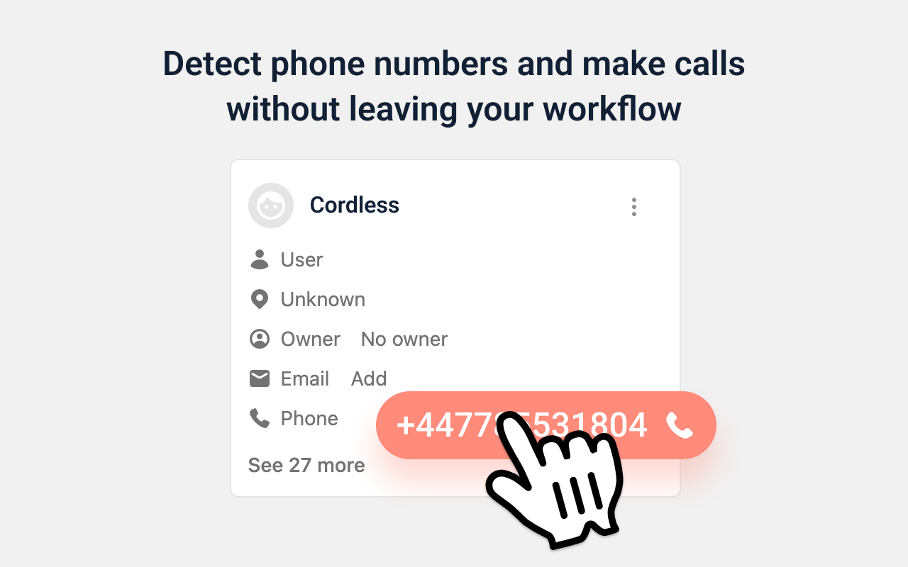 Cordless Click-To-Call chrome谷歌浏览器插件_扩展第1张截图