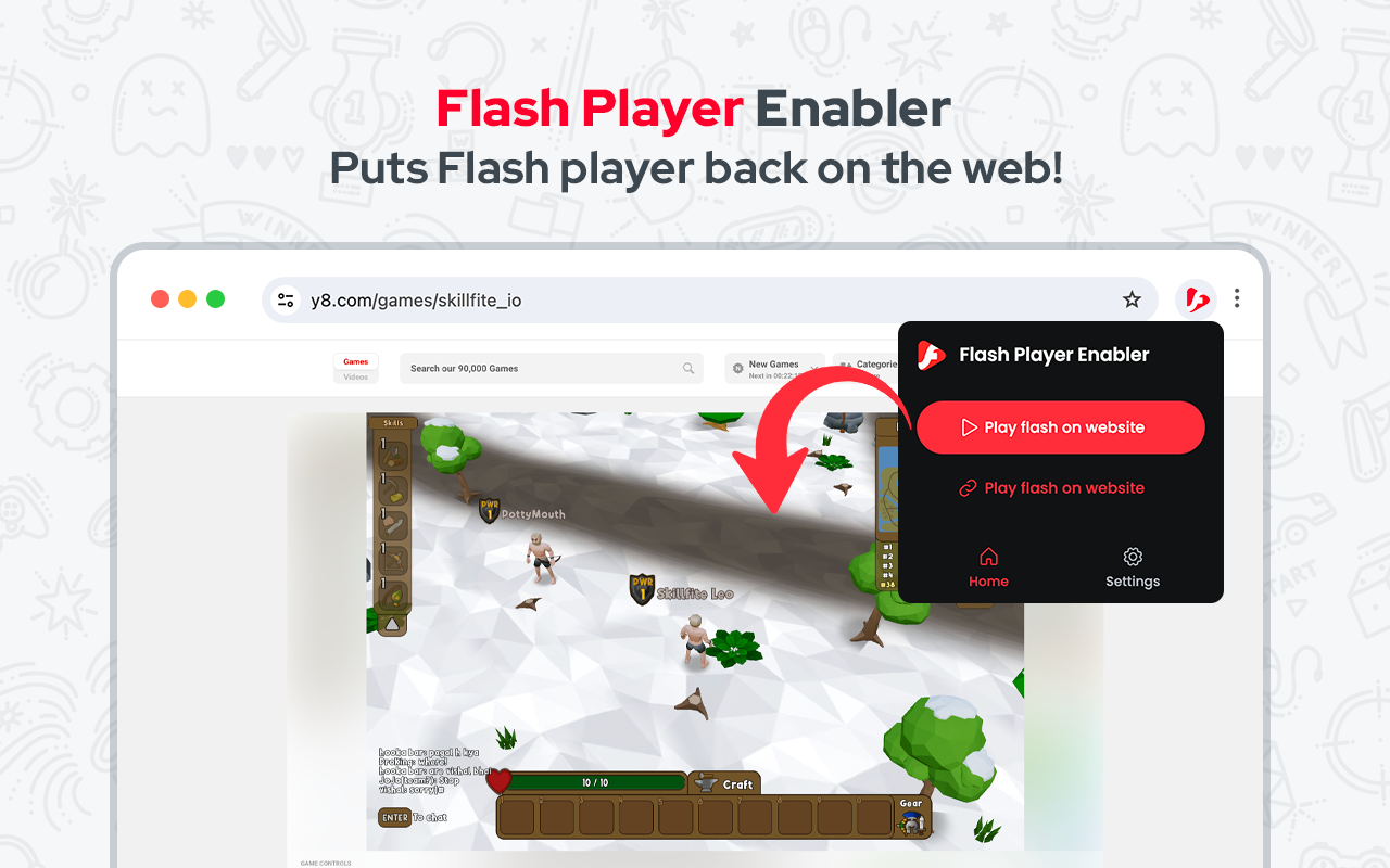 Flash Player - 玩 Flash 遊戲 chrome谷歌浏览器插件_扩展第1张截图