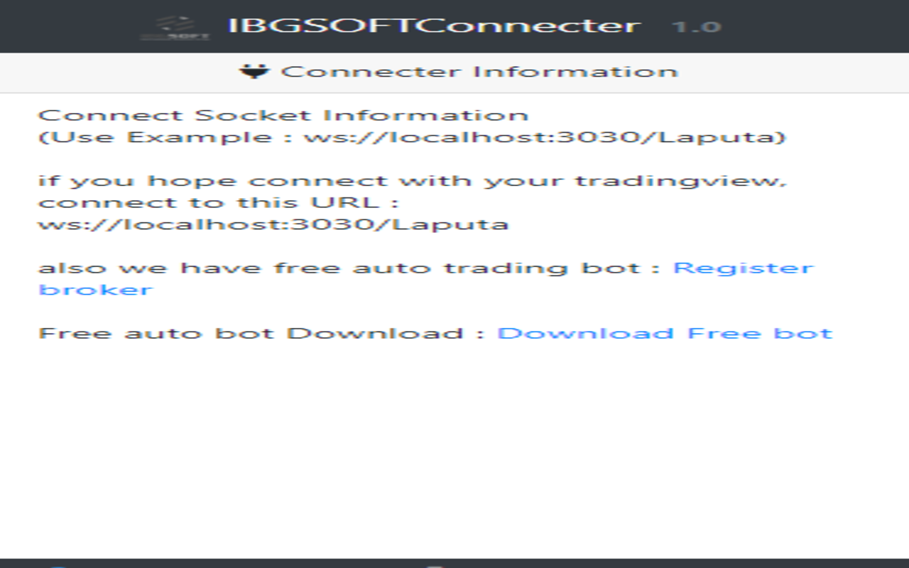 IBGSOFT Websocket Connecter chrome谷歌浏览器插件_扩展第1张截图